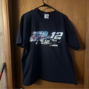 Navy Blue Graphic NASCAR Shirt